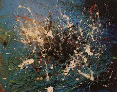 First Encounters - Acrylic on canvas. 510mm x 410mm - 2021